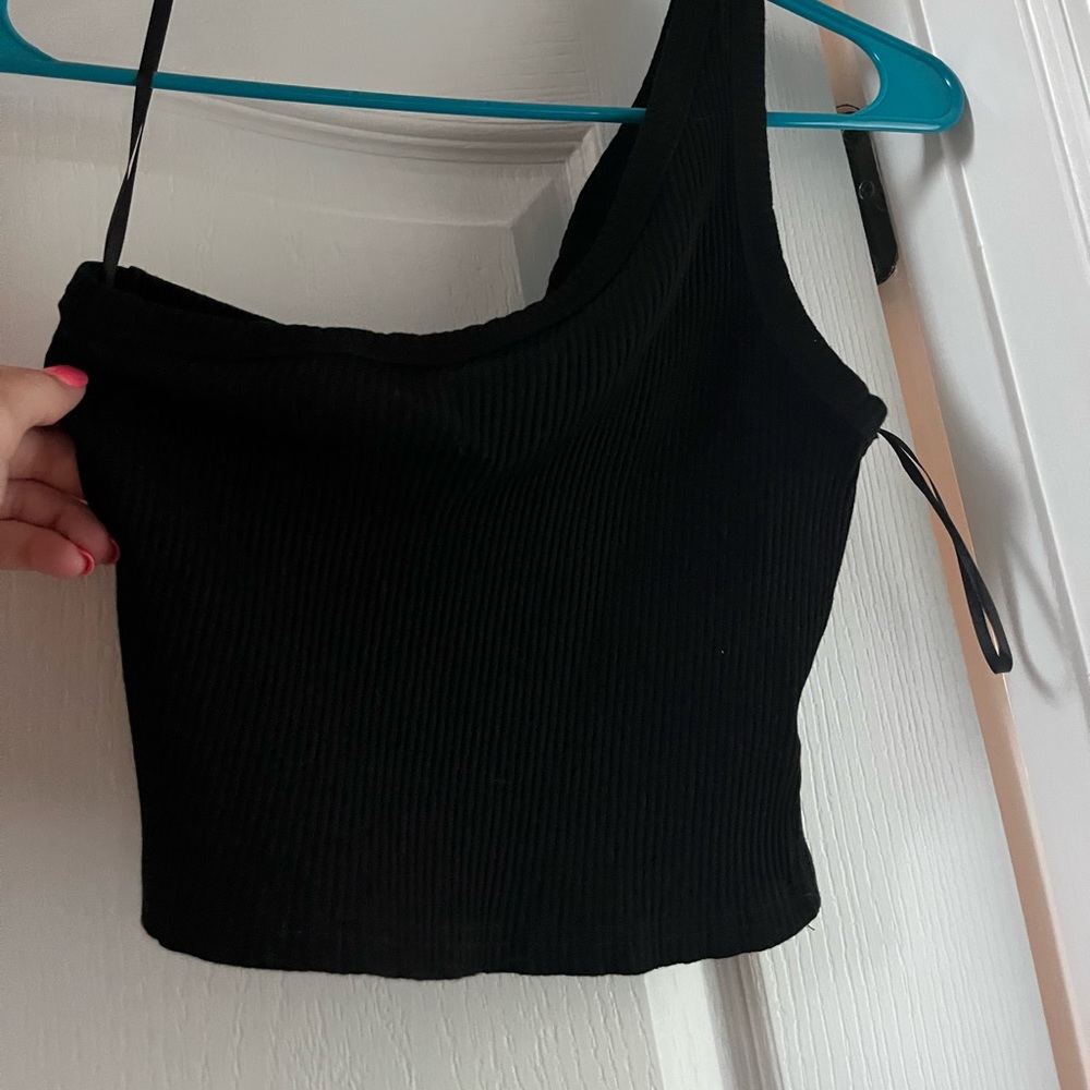 One shoulder crop top - Picture 1 of 2